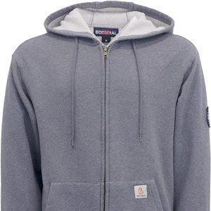 FR Hoodies Zipper Front Cotton Fleece Flame Resistant Hooded Sweatshirts